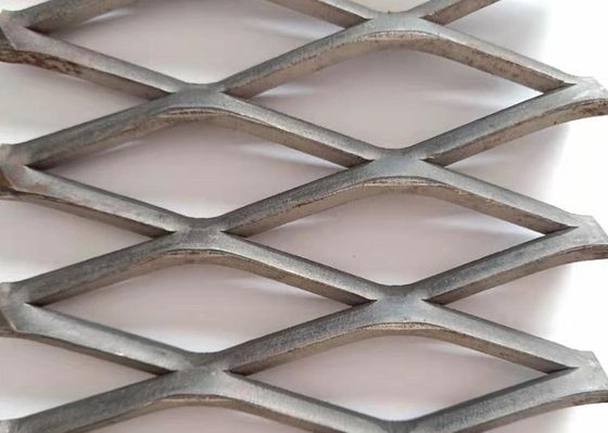 Malha de Metal Expandido Galvanizado Tipo Elevado 1000x2000mm Aço Carbono