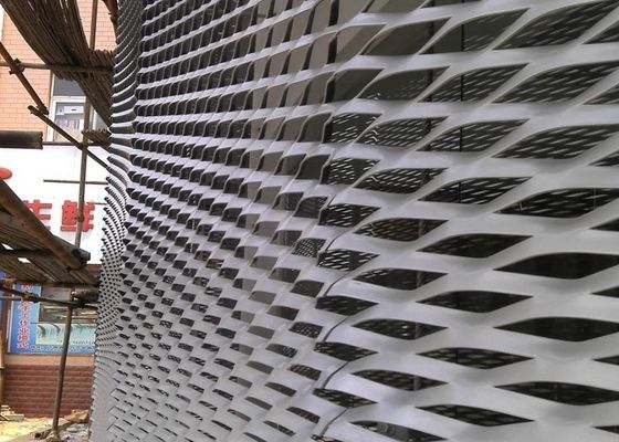 Anodizado Alumínio Expanded Metal Mesh Ceiling 1060 3003 liga