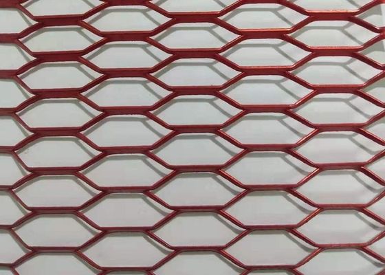 Anodizado Alumínio Expanded Metal Mesh Ceiling 1060 3003 liga