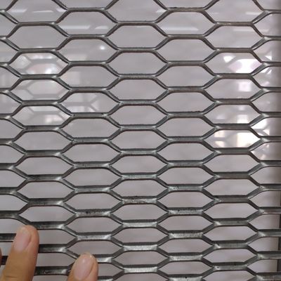 O baixo carbono galvanizou a malha expandida do metal do furo sextavado da folha 2mm
