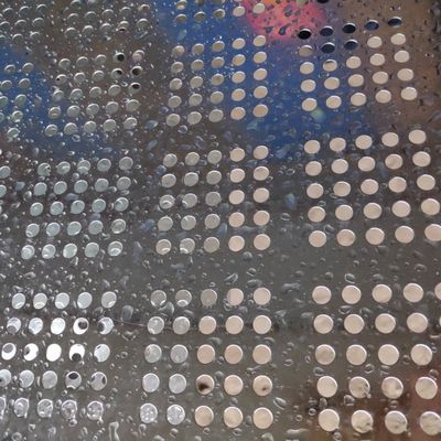 Folha perforada de aço inoxidável de alumínio revestida em pó para fachada arquitectónica