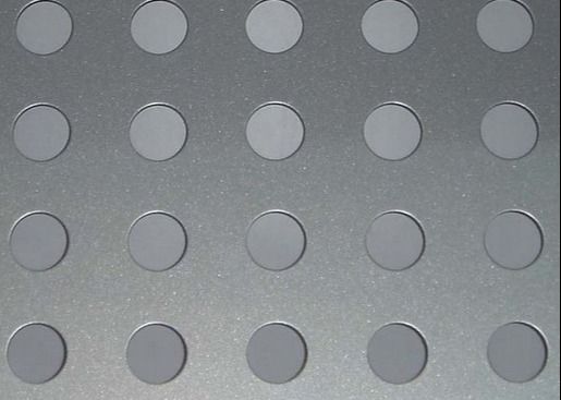 Chapa perfurada de aço inoxidável de 4*8 pés com buracos redondos retos