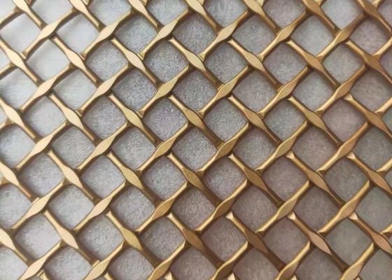 Aço inoxidável 304 Fechadura Grelha de metal encravada para decoração arquitetônica