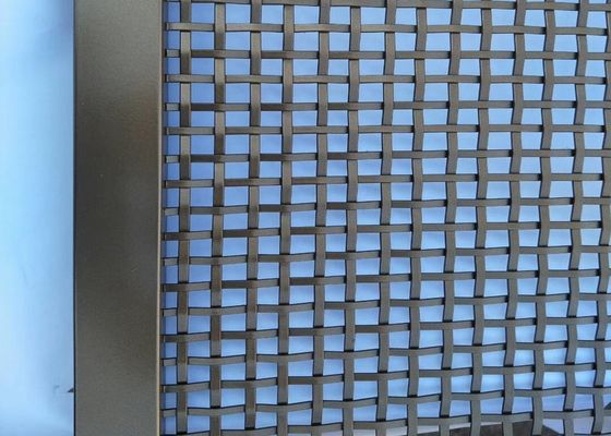 Aço inoxidável 304 Fechadura Grelha de metal encravada para decoração arquitetônica