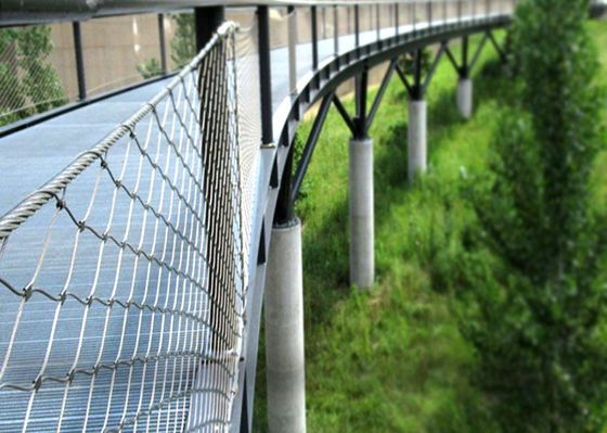 Rede de Cabo de Aço Inoxidável SS316 para Corrimãos de Escada, Fio de 1-5mm