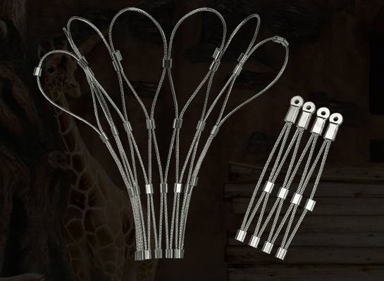 316 Rede de malha de cabo de aço inoxidável 1 mm-3 mm Diâmetro do fio