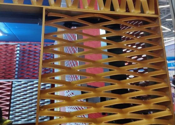 Anodizado Alumínio Expanded Metal Mesh Ceiling 1060 3003 liga