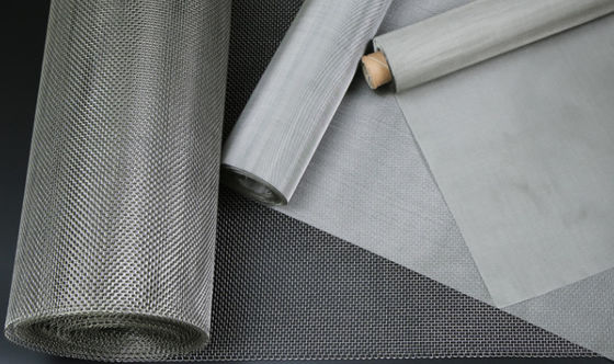 Malha de filtro de arame tecido de aço inoxidável 316, malha 300, 0,03 mm