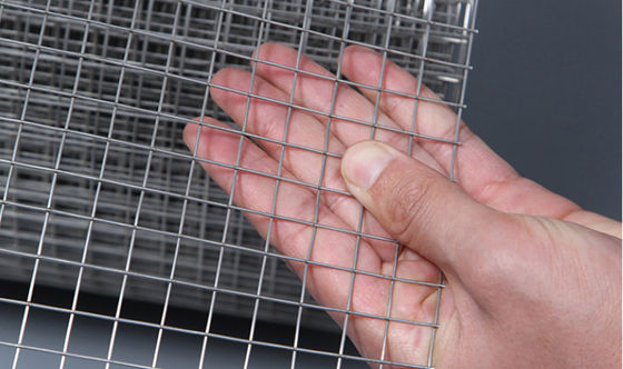 Painéis de malha de arame soldada galvanizada de 25x25mm para cercas decorativas