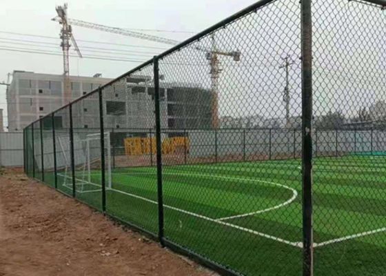 Cerca de malha de arame galvanizado revestida com PVC de 6 pés ASTM E2016 ISO9001