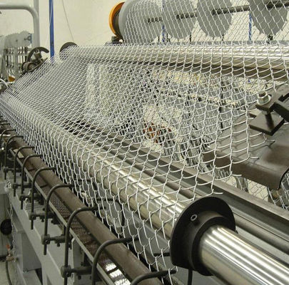 4.8mm Galvanizado Chain Link Fence 50m Roll Diamond Hole Mesh