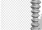 O PVC da cerca do elo de corrente do calibre do campo de tênis 10 revestiu ISO1461 provisório