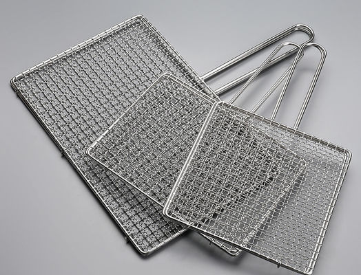 Grelha de Arame Ondulado para Churrasco em Aço Inoxidável 304 316 430, Grau Alimentício