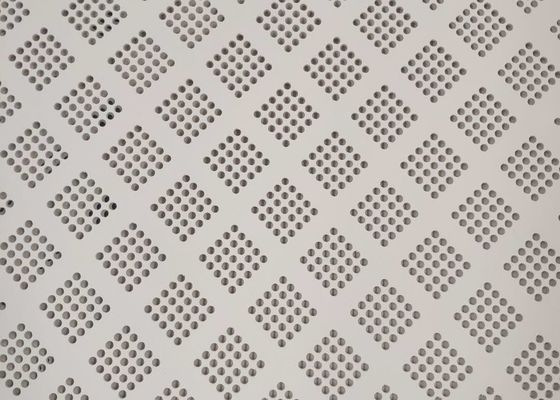 Chapas de tecto perfuradas galvanizadas elétricas 2x2 revestidas com PVDF