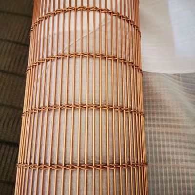 Ouro 1,2 mm Alumínio Chain Link Mesh Cortina em pó revestido