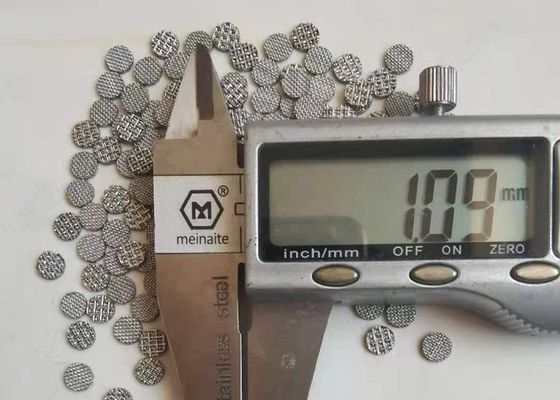 Filtro de malha sinterizada de aço inoxidável 0,5um 5um 20um Tamanho de poro