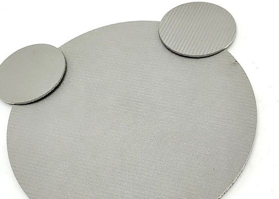 Filtro de malha sinterizada de aço inoxidável 0,5um 5um 20um Tamanho de poro