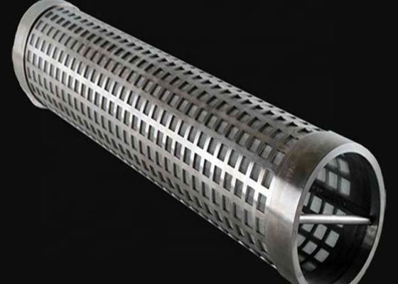 Tubo de filtro perfurado de aço inoxidável personalizado com alça