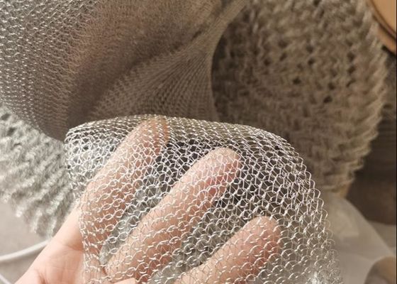 Filtro gás-líquido de malha de arame tricotado de cobre inoxidável personalizado