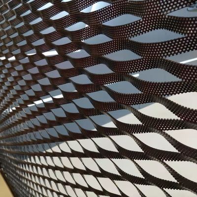 Fio de metal expandido Mesh Screen Anodized Aluminum do teto suspendido 1060 decorativos