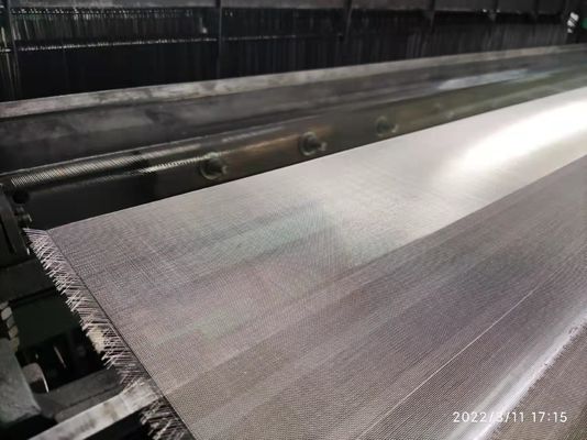 Malha filtrante de tecido holandês de aço inoxidável SUS302 100 Micron