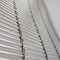 Cabo decorativo tecido Rod For Office Buildings do metal flexível da cortina do fio dos Ss 201