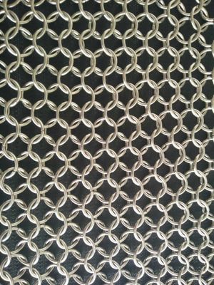 Ecrã de arquitetura de malha de arame tecido decorativo de aço inoxidável de 1 mm