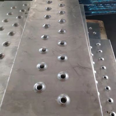 Grelhas de segurança de buraco redondo de aço inoxidável de 3 mm para passadiços de telhado