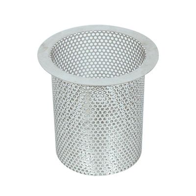 Tubos de filtragem perfurados de aço inoxidável 304 316L para filtragem industrial