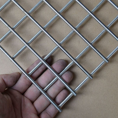 Painéis de malha de arame soldado galvanizado de 50x50mm, espessura de 3mm
