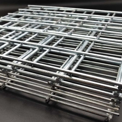 Painéis de malha de arame soldado galvanizado, arame de 2 mm, orifício de 25x25 mm
