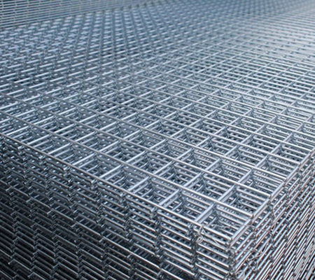 Painéis de malha de arame soldado galvanizado, arame de 2 mm, orifício de 25x25 mm