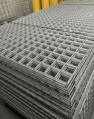 Painéis de malha de arame soldado galvanizado, arame de 2 mm, orifício de 25x25 mm