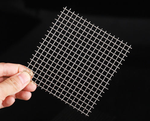 Tela de malha de arame tecido crimpado de 5mm para peneira vibratória com ganchos