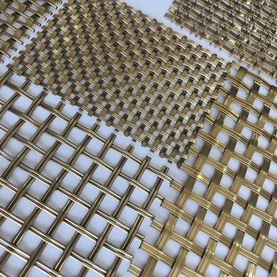 Fio de bronze antigo Mesh For Interior Decoration do friso do fechamento dos Ss 0.5mm