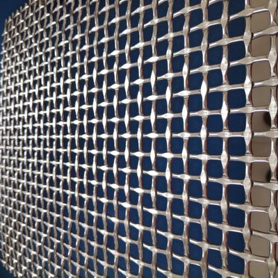 Fio tecido frisado de bronze antigo Mesh Decorative Metal For Architecture do quadro