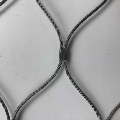 Rede de arame de aço inoxidável forte flexível 1x7 da corda Ferruled