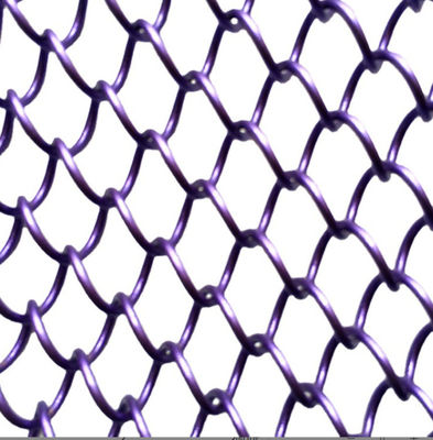 Cortina aberta decorativa de Mesh Curtain Aluminum Alloy Coil do elo de corrente do metal 45%