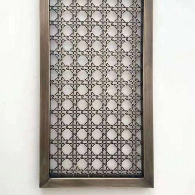 Grade frisada de bronze dada polimento Diamond Metal Wire Mesh Waterproof do fio