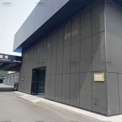 Malha expandida do metal da folha de metal placa de aço inoxidável exterior decorativa