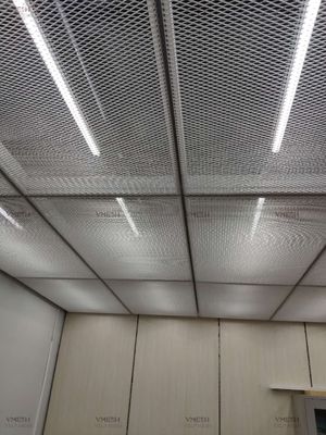 Chapa de aço inoxidável ou de aço de alumínio expandida para malha decorativa