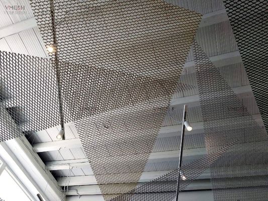 O teto de alumínio suspendido arquitetónico expandiu o preto dos painéis do metal
