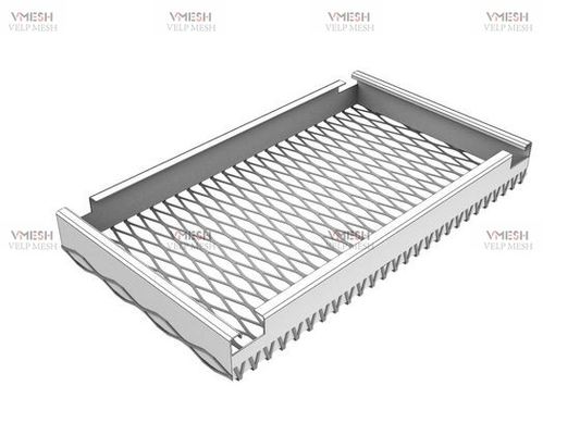 O painel expandido suspendeu o teto de alumínio do metal para o shopping