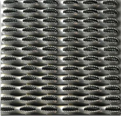 Anti prova de corrosão dos passos de escada de Diamond Walkway Steel Safety Grating do deslizamento 5