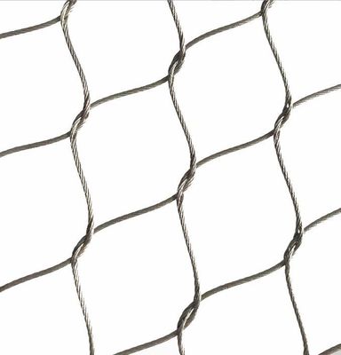 Redes de cabos de aço inoxidável flexíveis 304l 50x50mm