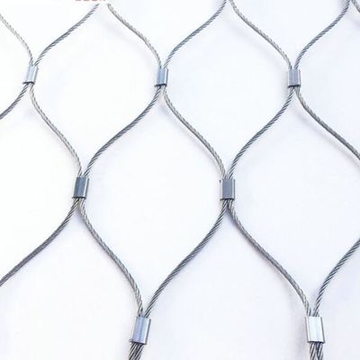 O animal do jardim zoológico prende a corda de fio de aço inoxidável protetora Mesh Anti Corrosion