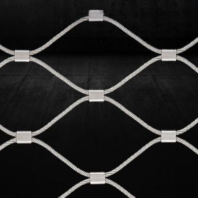 malha protetora de aço inoxidável 7 x 7 de Flexible Wire Rope da cerca 304 316