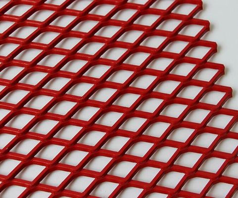 Retalhos metálicos de alumínio revestidos em pó perfurados para decoração de paredes exteriores