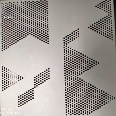 Chapa metálica de alumínio perfurada personalizada para o exterior de construção