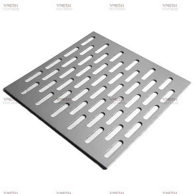 O metal perfurado entalhado oblongo de alumínio da decoração interior e exterior personalizou
